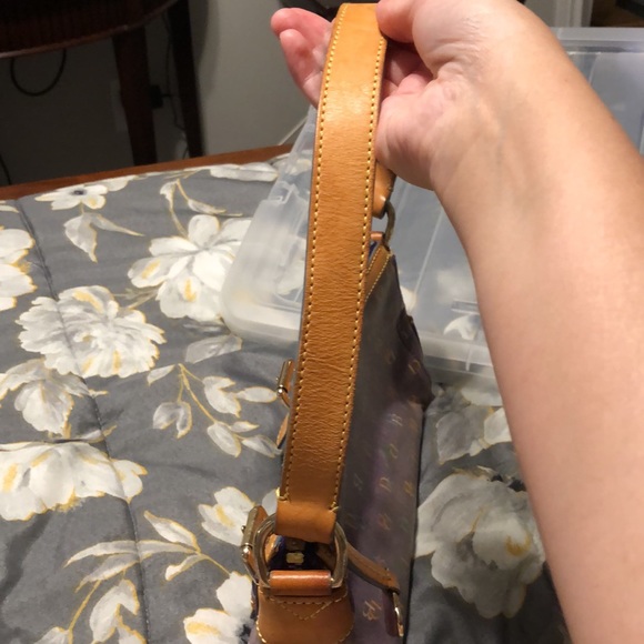 Dooney and Bourke purple monogram multi colored handbag - Picture 7 of 11